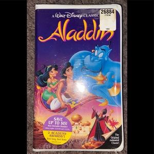 VERY RARE ALADDIN VHS NEVER OPENED